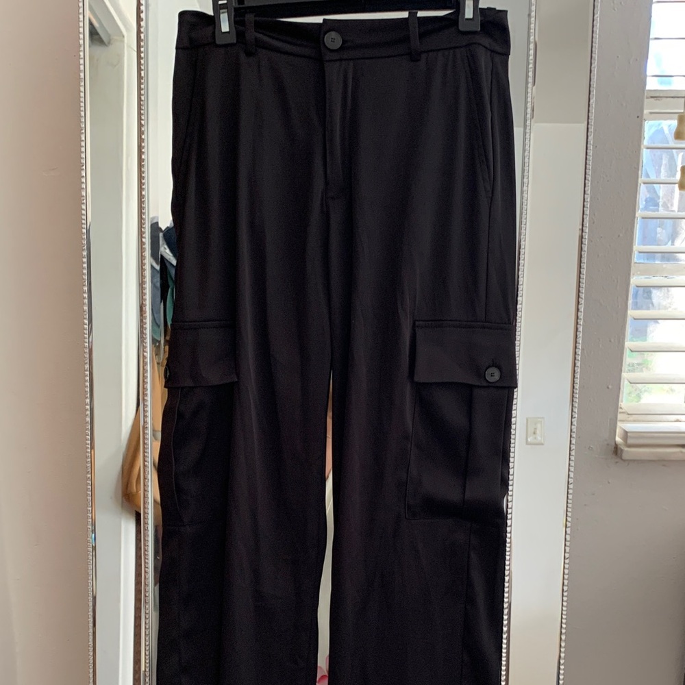 Zara Men's Dark Cargo Pants